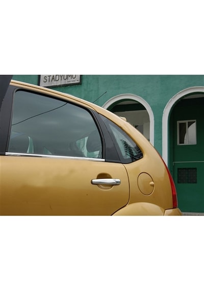 Woc Chrome Citroen C3 Krom Cam Çıtası 2002-2009 4 Parça Paslanmaz