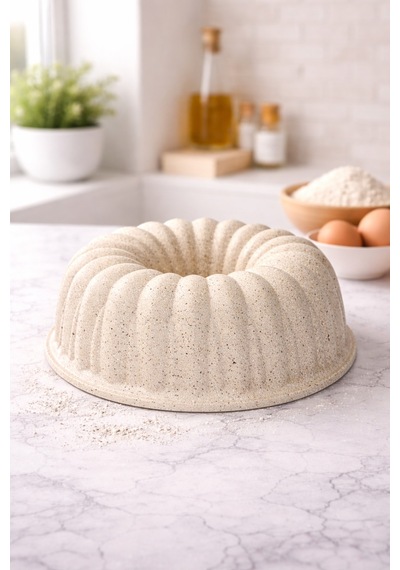 PureBake Dilimli Granit Kek Kalıbı – Yapışmaz Döküm Kek Kalıbı