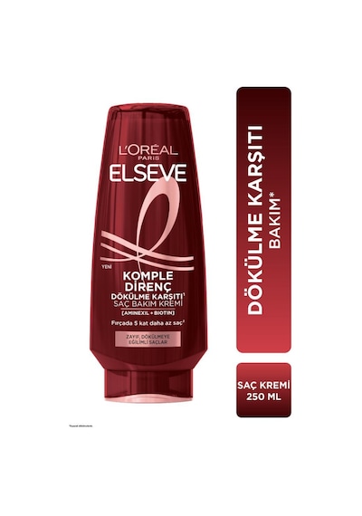 2'li Elseve Komple Direnç Dökülme Karşıtı Saç Bakım Kremi 250 Ml pktelsvkmpldrncashiki-10830