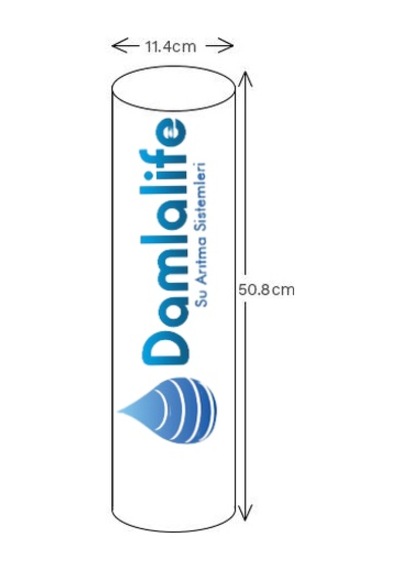 Big Blue 20'' Jumbo Boy 10 Micron Sediment Elyaf Spun Filtre