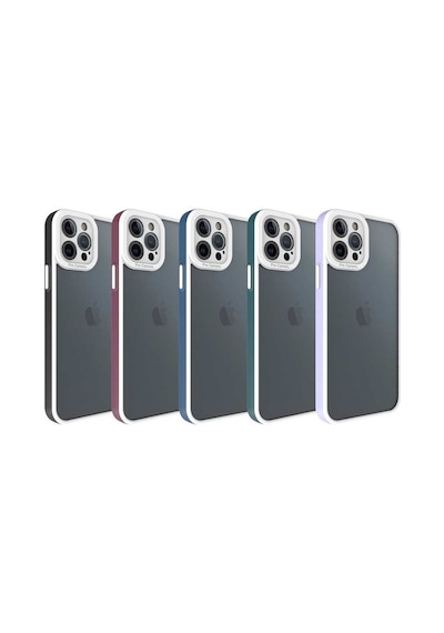 Apple Uyumlu iPhone 12 Pro Uyumlu Zore Mima Kılıf-siyah Siyah -