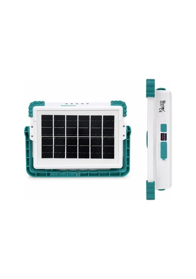 200w Işık Gücünde 3000 Lümen Solar Güneş Enerjili Şarjlı Fener Projektör Lamba Wt-738