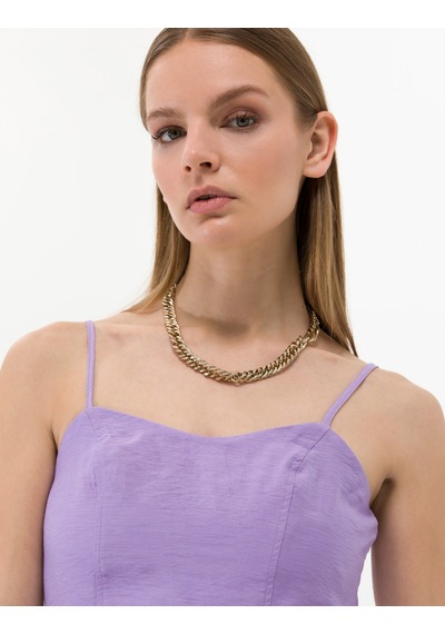 Pierre Cardin Kadın Eflatun Kısa Kollu Bluz 50269351-vr149 Eflatun