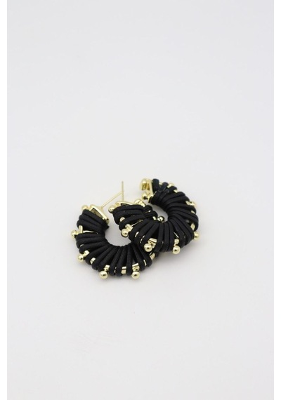 Çelik Küpe 14 K-17205 30mm Çok Renkli