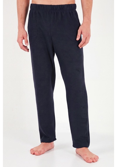 Buratti Nakışıklı Yumuşak Dokulu Bisiklet Yaka Pijama Takımı Erkek Pijama Takımı 6575010 Gri Melanj