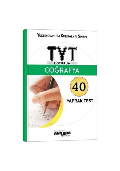 Ankara Yayınları Tyt Coğrafya Yaprak Test 2021-2022