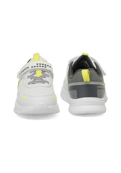 Kinetix Esgan Pu P Beyaz Erkek Çocuk Spor Ayakkabı 000000000102014601 Beyaz-grı-neon Yesıl
