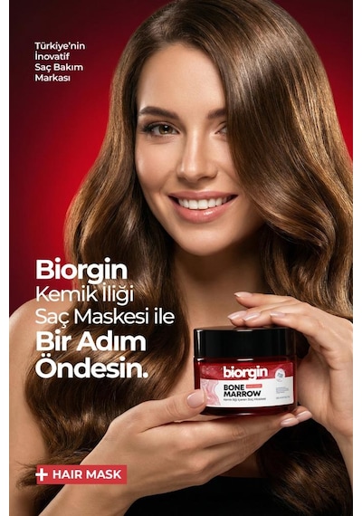 Biorgin Besleyici Onarıcı Dökülme Karşıtı Kemik İlikli Saç Maskesi 250 Ml