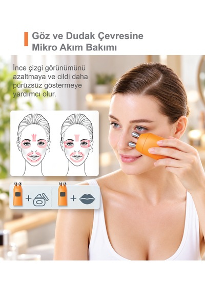 Touchbeauty Tb1767 Çok Fonksiyonlu, 3 Başlıklı, Yüz Ve Göz Çevresi Bakım Cihazı