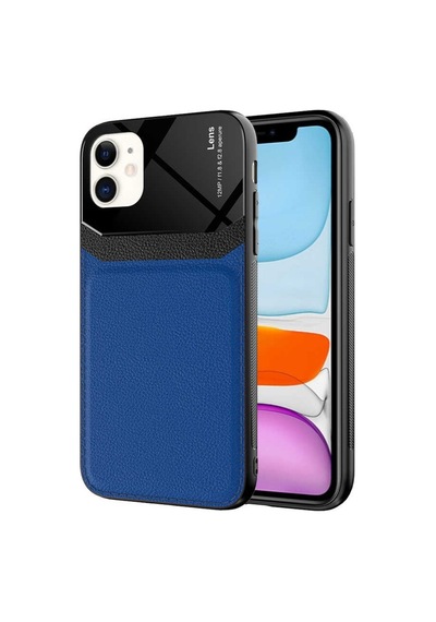 Apple Uyumlu iPhone 11 Kilif Zore Emiks Deri Görünümlü Kilif 498705158
