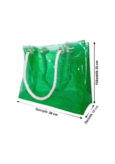 Rm Promosyon R&m Promosyon Su Geçirmez Şeffaf Pvc Kadın Plaj Ve Omuz Çantası - Kalın Halat Saplı Deluxe Plaj Çantası Yeşil Yeşil Rm Promosyon R&m Promosyon Su Geçirmez Şeffaf Pvc Kadın Plaj Ve Omuz Çantası - Kalın Halat Saplı Deluxe Plaj Çantası Yeşil Yeşil