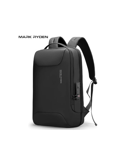 Mark Ryden Compılo 15.6 İnch Kilitli Siyah Renk Laptop Erkek Sırt Çantası Mr9000 00 Siyah