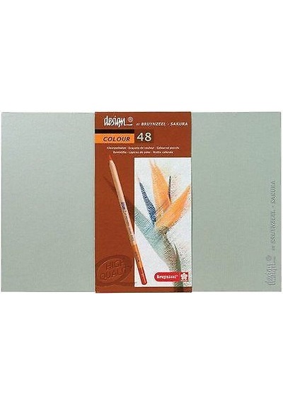 Bruynzeel Design Color Ahşap Kutulu Kuru Boya Seti 48 Renk N11.1314