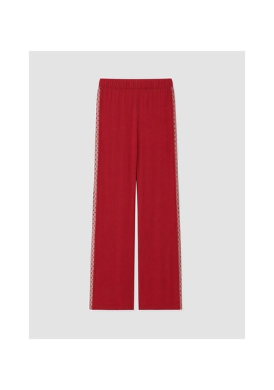 Lcw Dream Kırmızı V Yaka Puantiyeli Kadın Pijama Takım