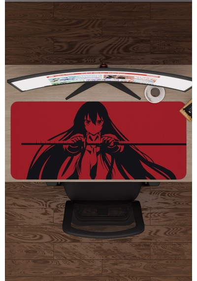 Akame Ga Kill Anime V1 - 90x40 Xxl Gaming Kauçuk Kaymaz Taban Mouse Pad Fare Altlığı