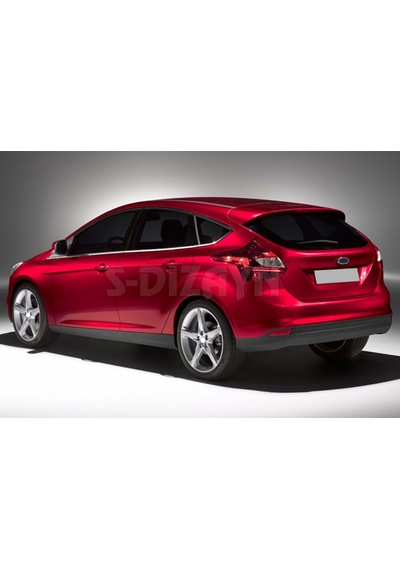 S-Dizayn Ford Focus 3 Hb Krom Cam Çıtası 8 Prç 2011-2018