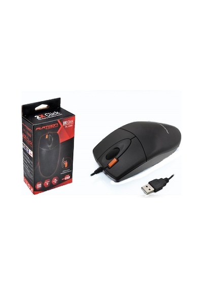 Platoon PL-1099 Çift Click Kablolu Mouse