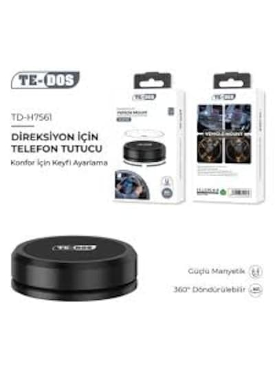 Te Dos Te-dos Direksiyon Üstü Mıknatıslı Telefon Tutucu Td-h7561