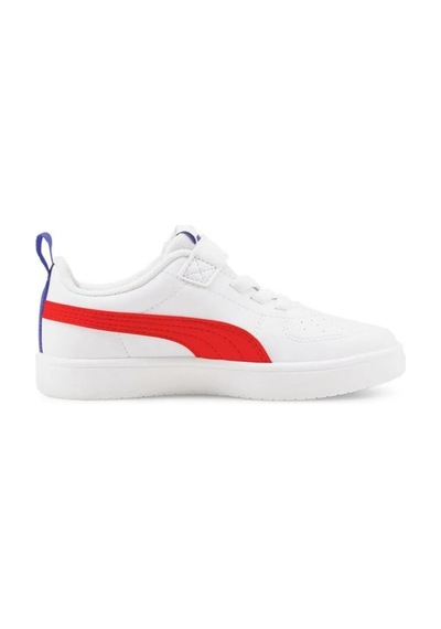 Puma 38583605 Rickie Ac+ Ps Whıte Red Dazzling Blue Çocuk Sneaker 001