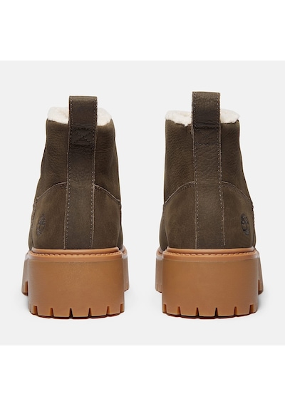 Timberland Stone Street Mid Warm Lined Kadın Bot-34029 Koyu Kahverengi