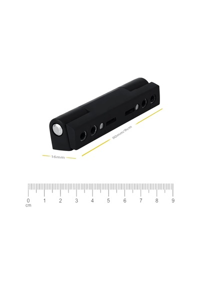 2 Adet 90mm Çelik Siyah Menteşe - Uzun Ömürlü Pvc-pimapen Çelik Menteşe- 90mm,9cm