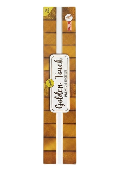 Golden Touch 100'lü Parfüm Hediyeli Premium Kalite Meditasyon Çubuk Tütsü