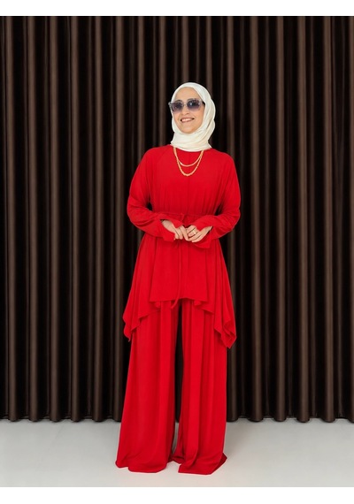 Olla Collection Sunday İkili Takım Kırmızı