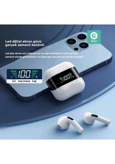 Dvip P50 Pro TWS Bluetooth 5.1 Kulak İçi Kulaklık