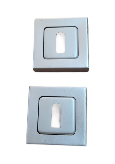 Kapı Kolu Armax Piramit Rozetli Saten Oda Kolu / 2 Takım