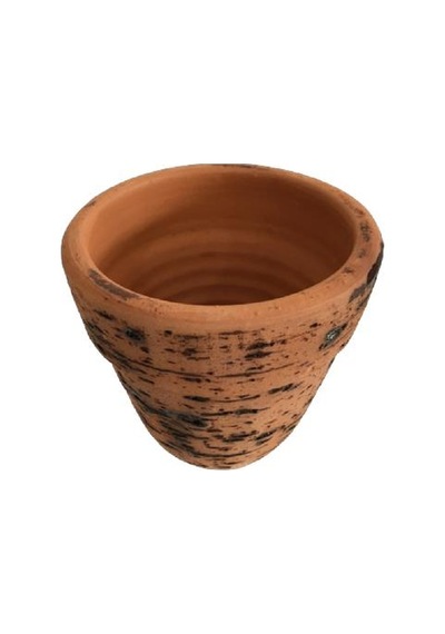 Antik Görünümlü Eskitme Toprak Saksı 12 Cm X 12 Cm 54076024