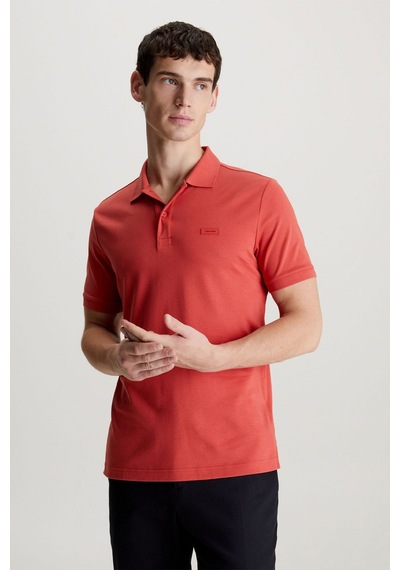 Calvin Klein Erkek Polo Yaka T-shirt Kırmızı