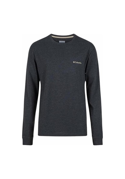 Columbia Csc M Basic Sm Logo Ls Tee Gri Erkek Tişört Cs0354-012 001