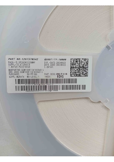 Gcm188r72a103ka51j 10nf 100v 603 Smd Kondansatör 1000 Adet