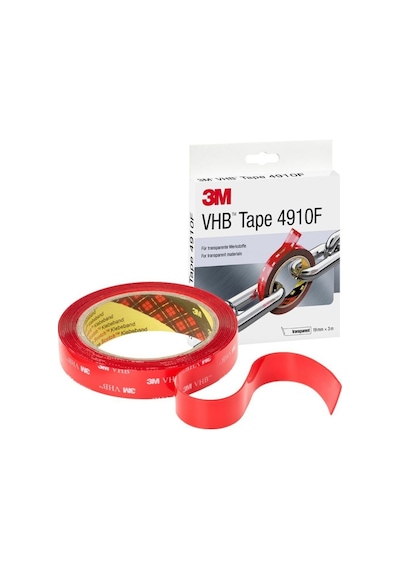 3m 4910f Vhb Şeffaf Çift Taraflı Akrilik Bant 19 MM 3mt