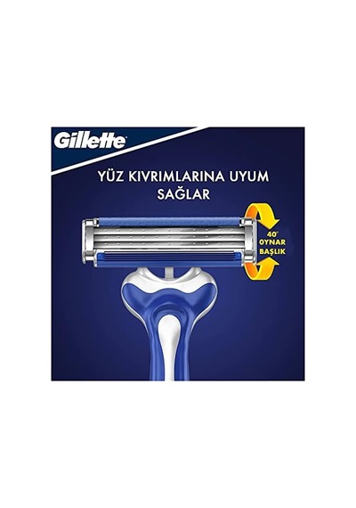 Blue3 Sensitive Kullan At Tıraş Bıçağı 3'lü 1 Paket