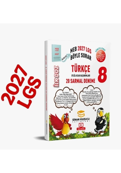 Sinan Kuzucu İlk Doz Sarmal Branş Denemeleri Türkçe 8. Sınıf 2027 Meb Böyle Sorar