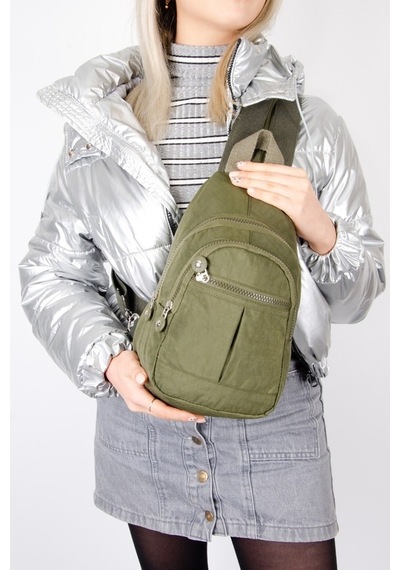 Bizoon Np2055 Krinkl Kumaş Sırt Ve Body Bag Kadın Çanta