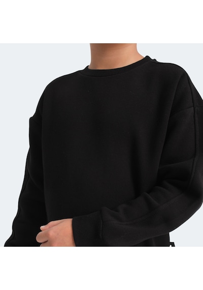 Slazenger LOGAN Çocuk  Siyah Sweatshirt
