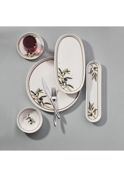 Korkmaz Luna Collection 25 Parça Kahvaltı Takımı A8700-2 Beyaz