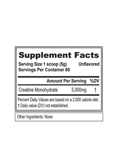 Evl Nutrition Creatıne5000 Unflavored 300 G