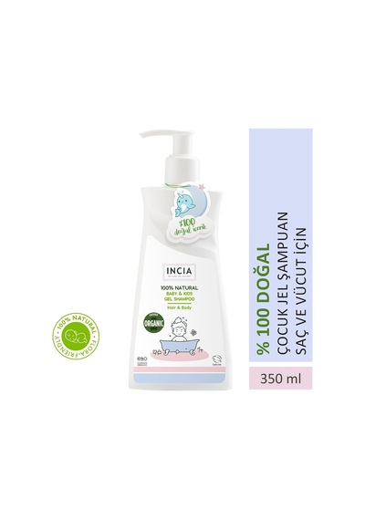 Lexroo %100 Doğal Organik Sertifikalı Bebek Ve Çocuk Jel Şampuanı Saç Vücut Lavanta Konak Önleyici Kıvırcık / Dalgalı