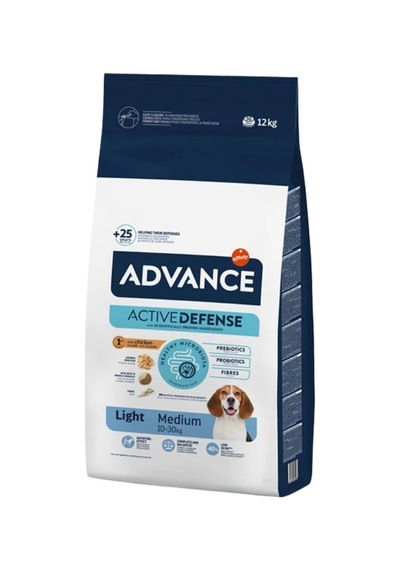Advance Medium Light Orta Irk Yetişkin Diyet Köpek Maması 12 Kg