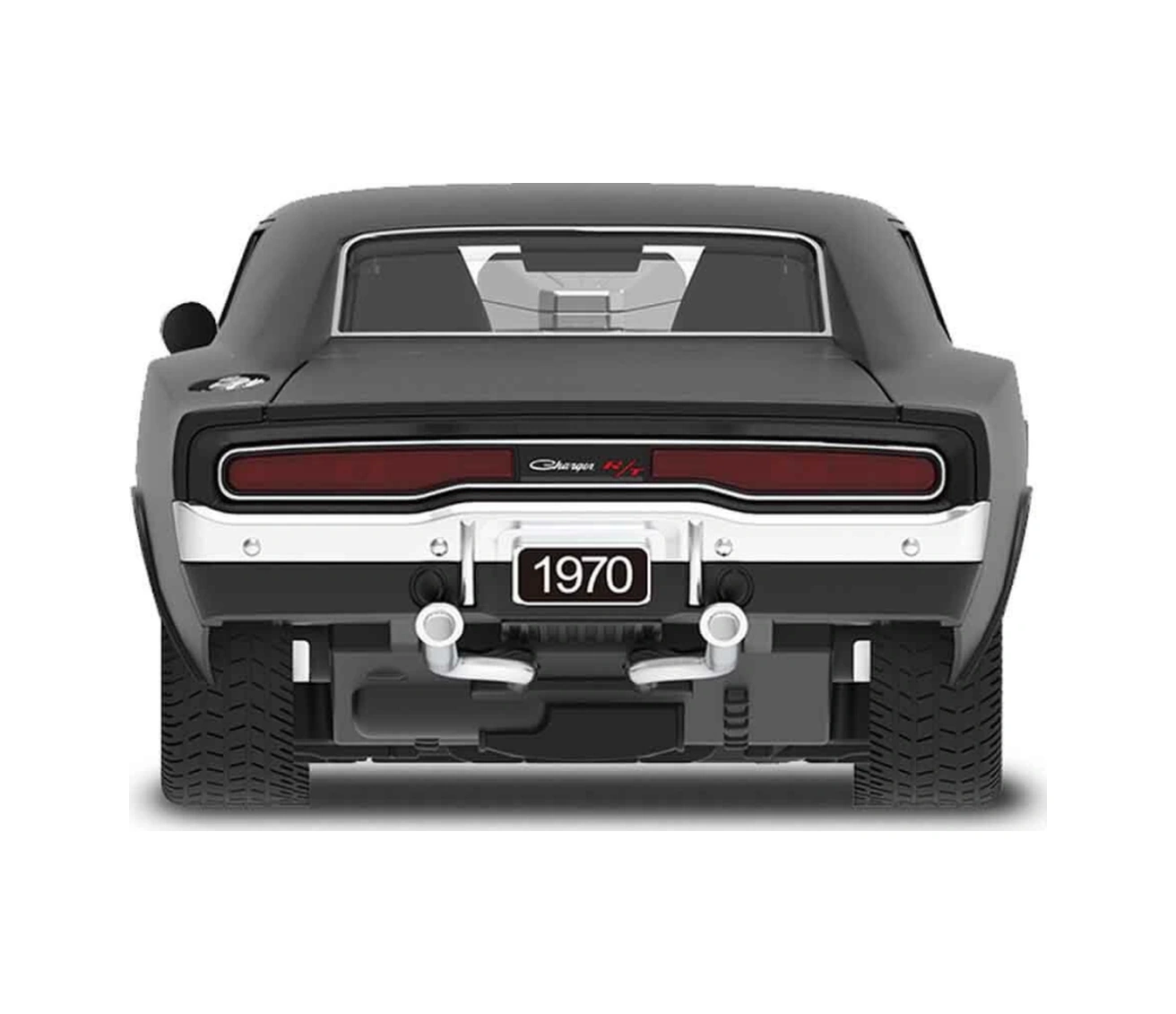 1:16 1970 Dodge Charger R/t Sesli Ve Işıklı Uzaktan Kumandalı Araba Siyah