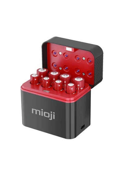 Mioji BT12 AA ve AAA 1.5V Pil Şarj Cihazı Siyah