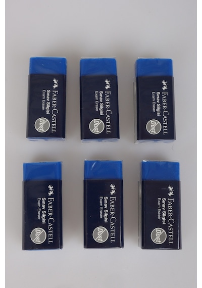 Orjinal Faber-castell 6 Adet Sınav Silgisi