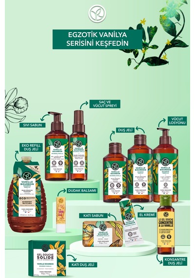 Yves Rocher Eko Refill Yedek Duş Jeli-nemlendirici Egzotik Vanilya- Sls,sles İçermez,vegan- 600ml Diğer