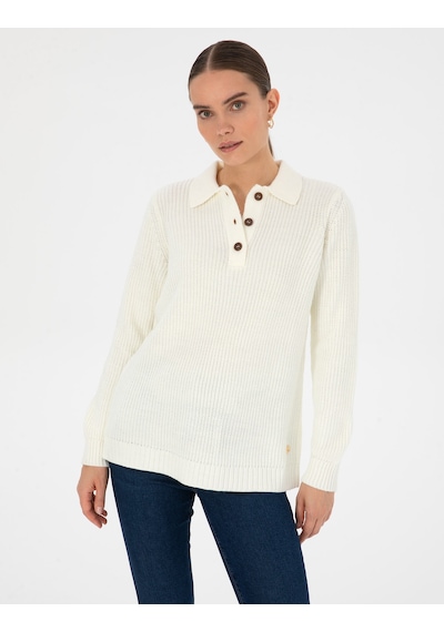 Pierre Cardin Kadın Bej Kazak /triko 50316328-vr011 Bej