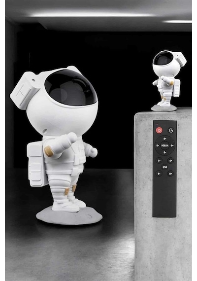 Hubrendy Tekno Çocuklara Özel Projeksiyon Astronot Lamba Speaker Sevimli