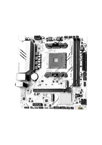 Jgınyue B350m-plus Amd B350 Chıpset Ddr4 4000 Mhz Oc Matx Am4 Gamıng Anakart