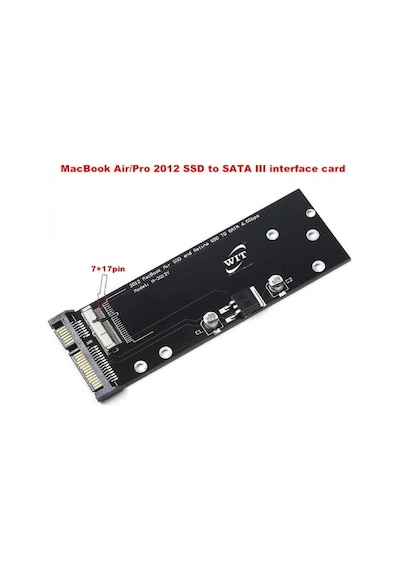 2012 Apple Uyumlu MacBook Ssd Sata Çevirici Retina 7+17 Pin